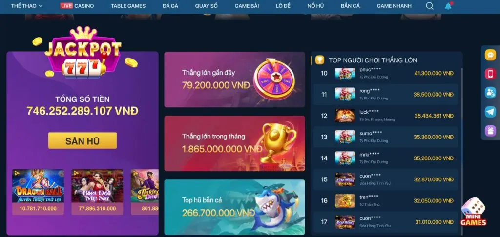 Thưởng Nạp Lại Bắn Cá